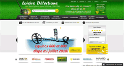 Desktop Screenshot of loisirs-detections.com